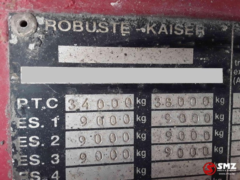 Самоскид напівпричіп Robuste Kaiser Oplegger ijzer/acier/iron: фото 12