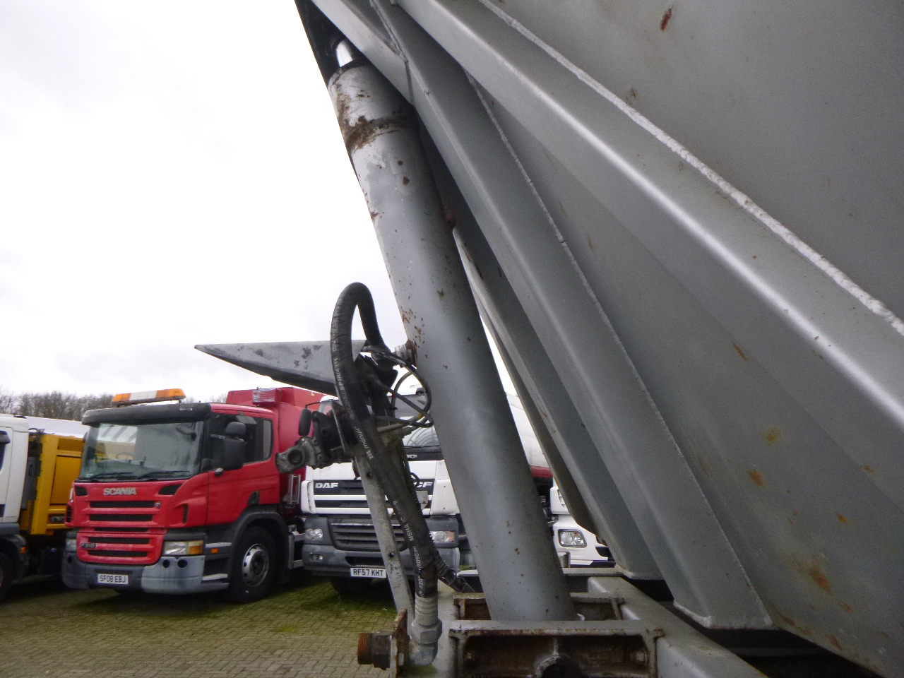 Самоскид напівпричіп Robuste Kaiser Tipper trailer steel 24 m3 + tarpaulin: фото 11