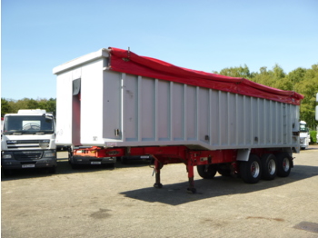 Wilcox Tipper trailer alu 54 m3 + tarpaulin - Самоскид напівпричіп