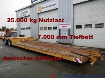 Низькорамна платформа напівпричіп Для транспортування важкої техніки Scheuerle Tiefbett-brücke 7 m Höhe 52 cm  * 25t. Nutzlast: фото 1