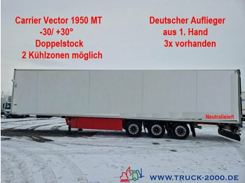 Schmitz Cargobull Carrier 1950 -2 Kühlzonen -Trennwand Doppelstock - Рефрижератор напівпричіп: фото 1