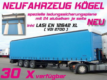 Kögel SNCO 24 / MAXX LASI EN 12642 XL / SAF mehrfach - Тентований напівпричіп