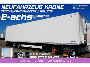 Закритий кузов напівпричіп Krone SZK 18/eLB4 LI / ROLLTOR / LIFTACHSE /ZURRLEISTE