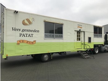 Netam-Fruehauf Foodtruck / Mobiel Cafetaria -Lunchroom / Food Truck (B/E rijbewijs) inclusief DAF trekker - Закритий кузов напівпричіп
