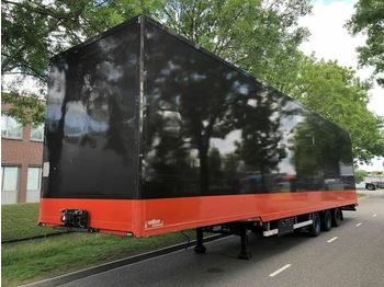 Закритий кузов напівпричіп Pacton 3as gesloten box met rollenbanen