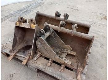 Ківш 36" Ditching Buckets, 24", 12", 9" Digging Buckets 30mm Pin to suit Mini Excavator (4 of): фото 1