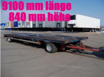  HANGLER JUMBO ANHÄNGER 9100 mm länge 84 cm höhe - Бортовий причіп/ Платформа