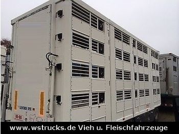 KABA 4 Stock Vollausstattung 7,70m  - Для перевезення худоби причіп