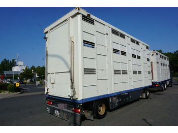 KA-BA / AT 18/73 Vieh*3-Stock*50qm*Durchlader  - Для перевезення худоби причіп