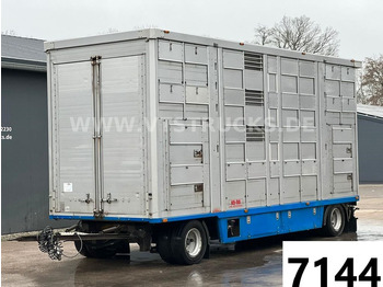 Ka-Ba 4.Stock Anhänger Aggregat, Tränke, Hubdach  - Для перевезення худоби причіп