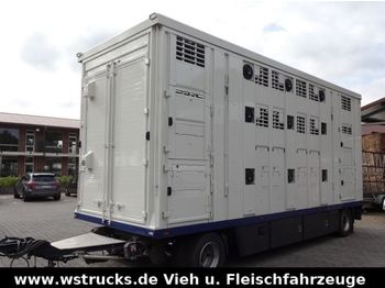 Menke 3 Stock Ausahrbares Dach Vollalu Typ 2  - Для перевезення худоби причіп