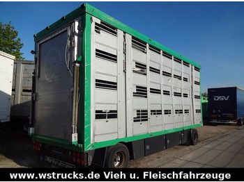 Menke 4 Stock Ausahrbares Dach Vollalu  - Для перевезення худоби причіп