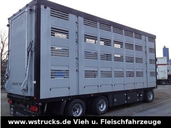Menke 4 Stock Vollausstattung 7,70m  - Для перевезення худоби причіп
