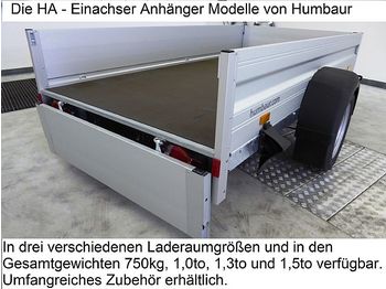 Новий Причеп для легкових автомобілів Humbaur - HA132513FS Einachser ohne Klappe vorne: фото 1