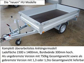 Новий Причеп для легкових автомобілів Humbaur - HU132314 Hochlader gebremst 1,3to: фото 1
