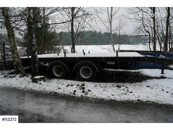 Бортовий причіп/ Платформа Для транспортування важкої техніки Kilafors SVTPB-122 Machine trailer: фото 1
