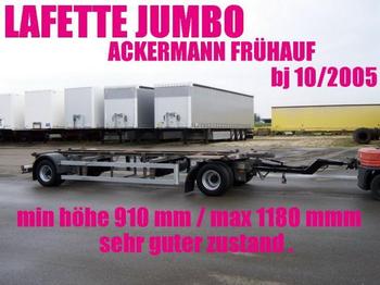 Ackermann LAFETTE JUMBO 910 - 1180 mm zwillingsbereift 2 x - Контейнеровоз/ Змінний кузов причіп