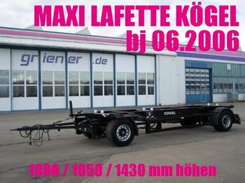 Kögel AWE 18 LAFETTE MAXI 1000 / 1430 mm höhe - Контейнеровоз/ Змінний кузов причіп
