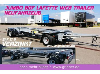 Web-Trailer JUMBO / MAXI BDF 7,15/7,45 LAFETTE 960 mm höhe  - Контейнеровоз/ Змінний кузов причіп