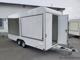 Новий Торговий причіп trailershop Retro 2 Verkaufsklappen 230Volt Innenlicht 520cm: фото 7