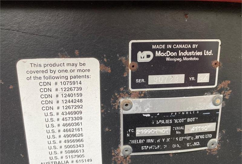 Косарка MacDon 9000 25fods skærebord: фото 8