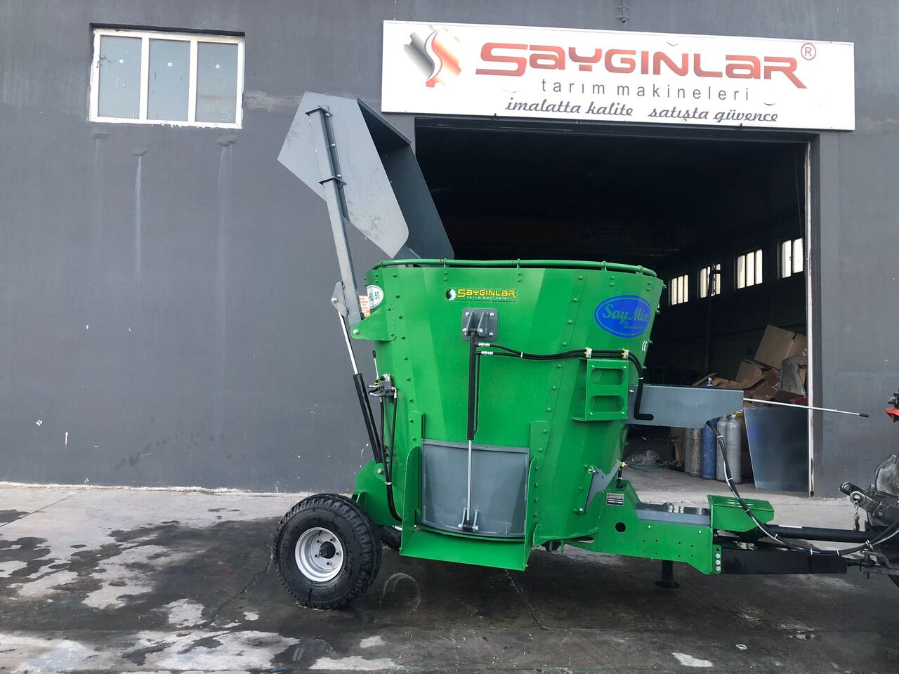 Новий Техніка для тваринництва SAYGINLAR vertical feed mixer wagon: фото 3