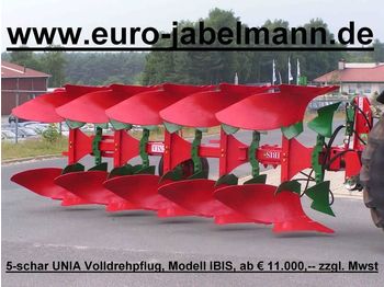 Новий Плуг Unia Volldrehpflüge, Ibis, NEU, 3 - 9 Schare, Dreipun: фото 1