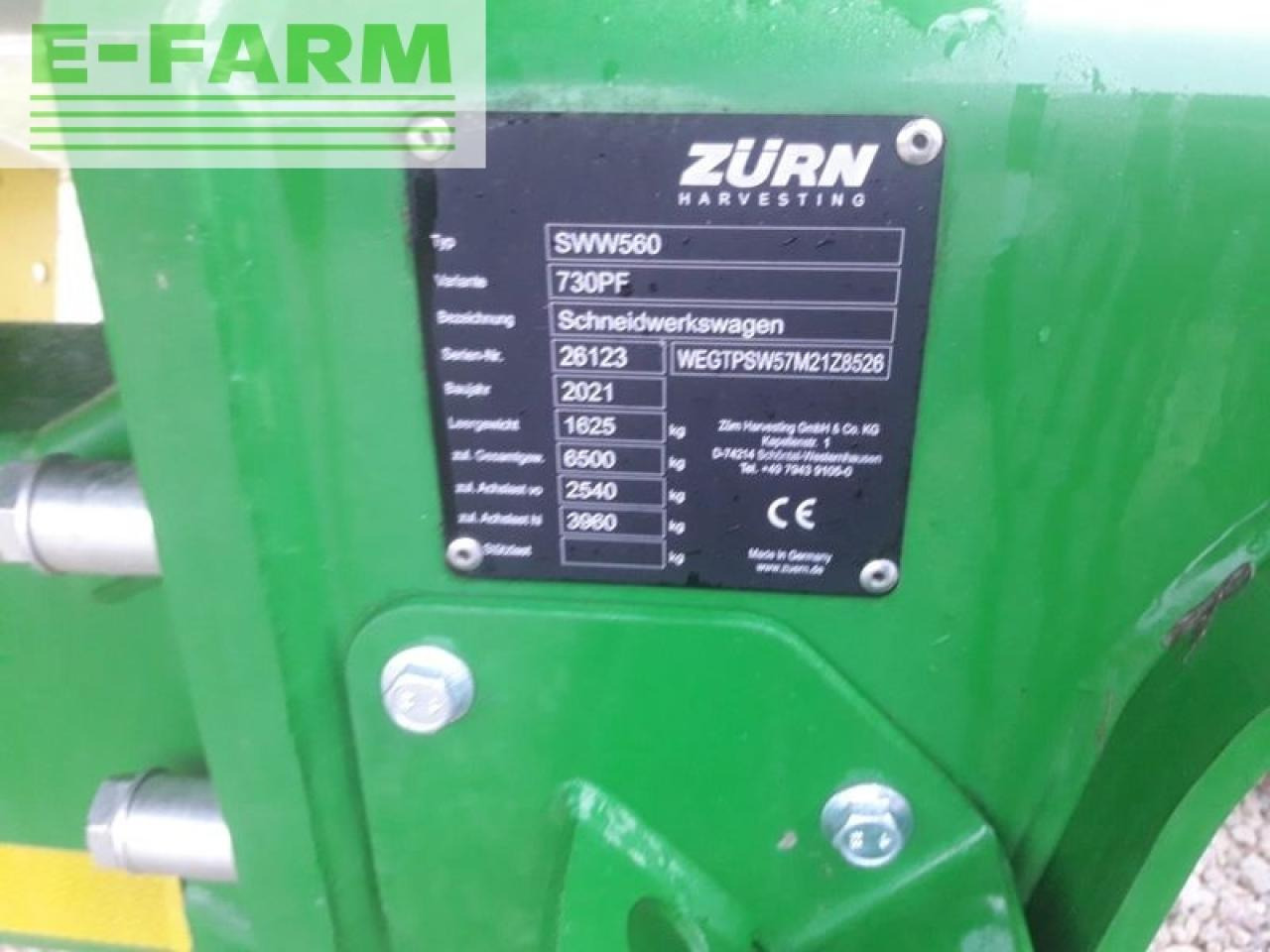 Жниварка зернова Zürn premium flow 730: фото 10