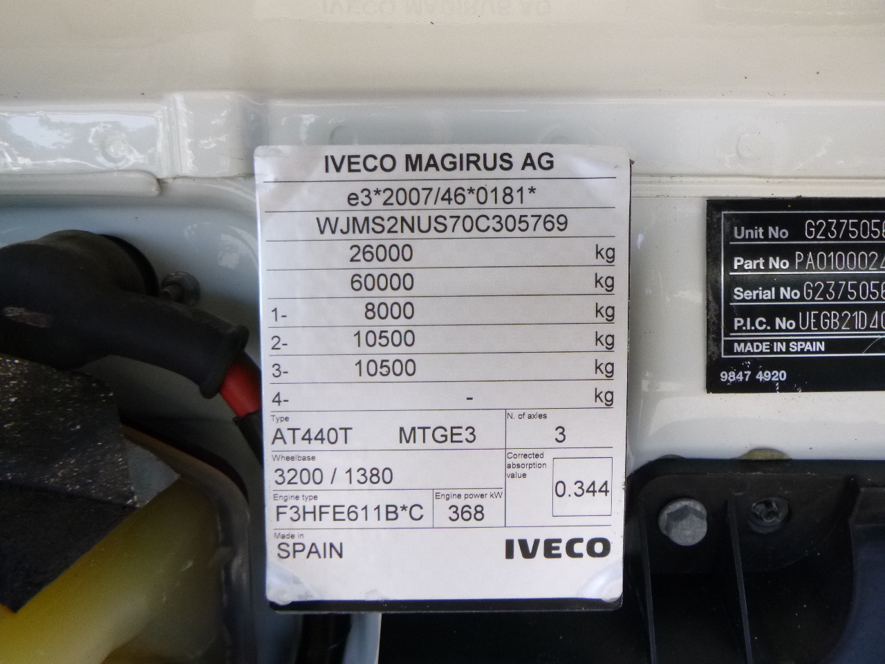 Iveco Trakker AT440T50 6x4 Euro 6 в лізинг Iveco Trakker AT440T50 6x4 Euro 6: фото 16