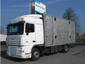 Для перевезення худоби вантажівка DAF AE105 XF 410 Vieh Doppelstock: фото 1