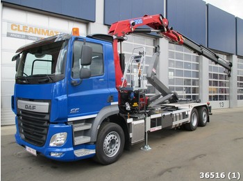 Гаковий мультиліфт вантажівка DAF FAN CF 410 6x2 Euro 6 HMF 21 ton/meter laadkraan: фото 1