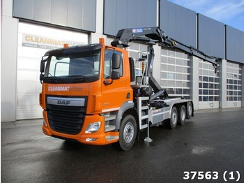 Гаковий мультиліфт вантажівка DAF FAQ CF 460 8x2 Euro 6 HMF 26 ton/meter laadkraan: фото 1