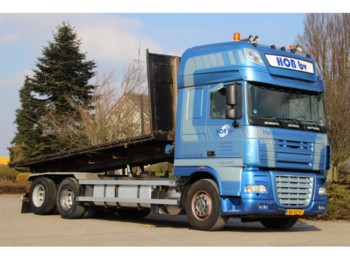 Скіповий навантажувач вантажівка DAF XF105/460 FAS 30T KABELSYSTEEM EURO5!: фото 1