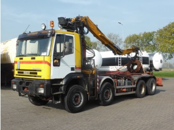 Гаковий мультиліфт вантажівка Iveco AD410T41 TRAKKER met kraan