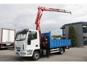 Бортова вантажівка/ Платформа, Вантажівка з маніпулятором IVECO ML90E18 Eurocargo E3 (Platform and Crane): фото 1