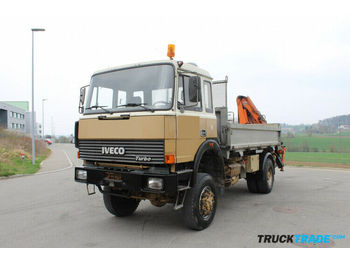 Самоскид вантажівка Iveco 160-30 4x4 AHW 3-Seitenkipper mit Kran: фото 1