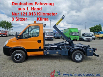 Iveco Daily 65C18 K City Abroller Nur 121.013 KM Klima - Гаковий мультиліфт вантажівка: фото 1