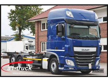 Контейнеровоз/ змінний кузов вантажівка DAF XF 460 FAR, ACC, 2x AHK, Intarder, 7.45/7.82,