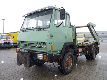 Steyr 1291 310 4x4 Absetzkipper Gigant2 blattgefedert - Контейнеровоз/ Змінний кузов вантажівка