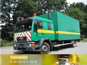 Вантажівка з закритим кузовом MAN 15.264 doka bakwagen met laadklep: фото 1