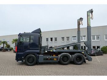 Скіповий навантажувач вантажівка MAN 26.480 TGS BL 6x2, Meiller AK16T, teleskopierbar: фото 2
