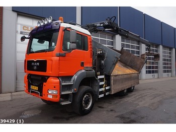 Самоскид вантажівка MAN TGA 26.440 6x6 BB Hiab 14 ton/meter laadkraan: фото 1