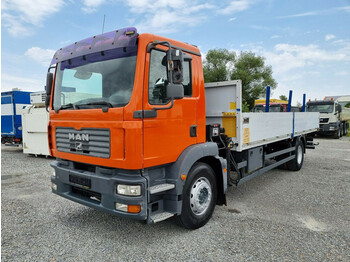 Бортова вантажівка/ Платформа, Вантажівка з маніпулятором MAN TGM 18.240 Pritsche + Kran 4x2 Euro 4 (5): фото 1
