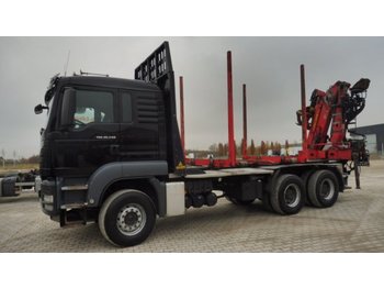 Вантажівка Для транспортування ліси MAN TGS 26.540 XL 6x4 Doll-Kurzholz, KESLA 2111Z: фото 1