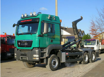 Гаковий мультиліфт вантажівка MAN TG-S 26.540 6x6 Abrollkipper Schalter, Meiller: фото 1