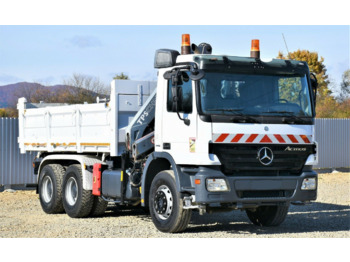 Самоскид вантажівка, Вантажівка з маніпулятором Mercedes-Benz ACTROS 2641: фото 3