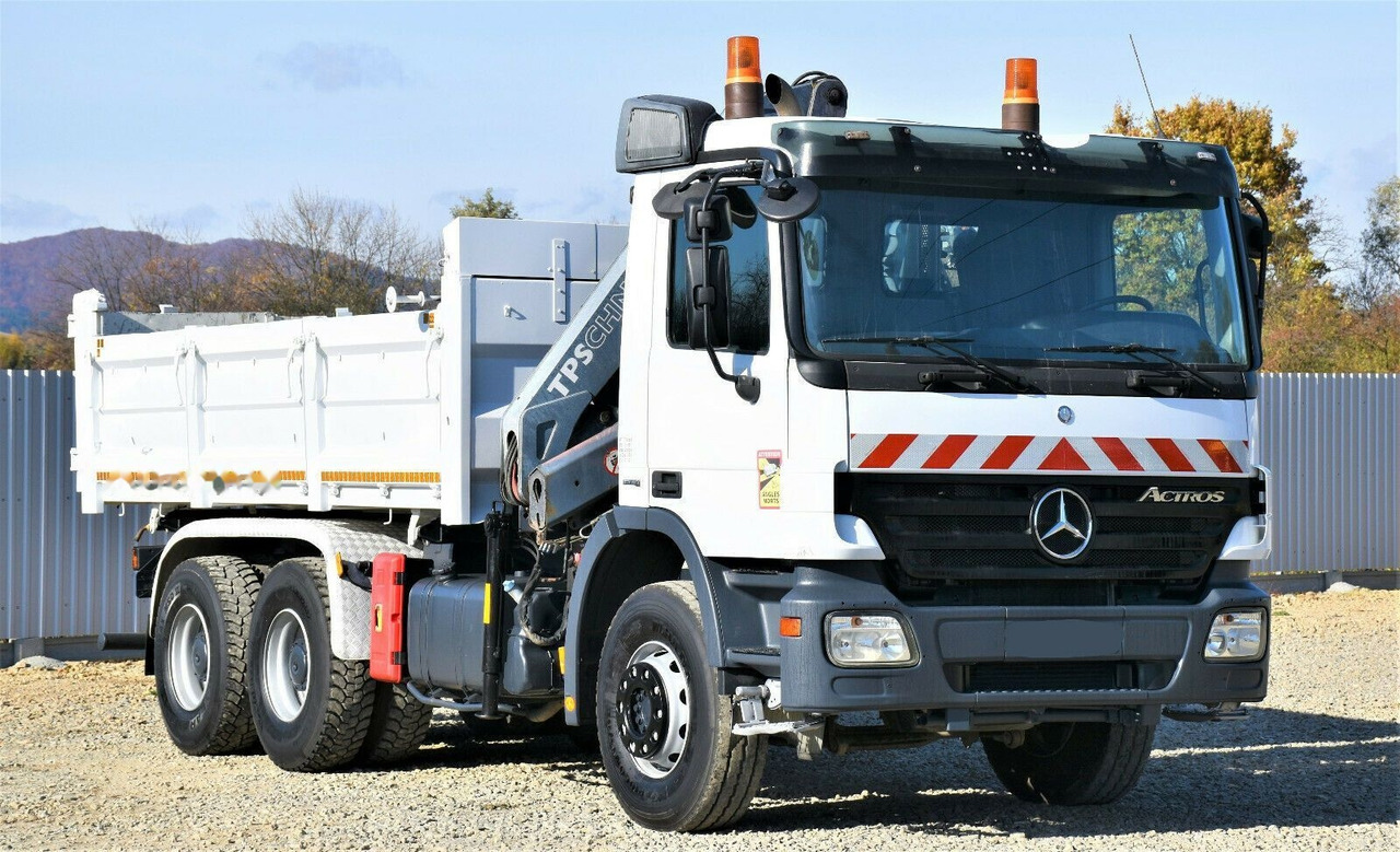 Самоскид вантажівка, Вантажівка з маніпулятором Mercedes-Benz ACTROS 2641: фото 3