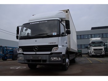 Вантажівка з закритим кузовом Mercedes-Benz ATEGO 1218+Box 6.2m +D'Hollandia 1500kg: фото 1