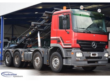 Скіповий навантажувач вантажівка Mercedes-Benz Actros 3244, Manuel, Steel springs, 8x4, Big axels, Euro 3, Multilift: фото 1