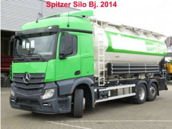 Вантажівка цистерна Mercedes-Benz  Actros neu 2545 L 6x2 Silo 4 Kammern/31.000 ltr: фото 1